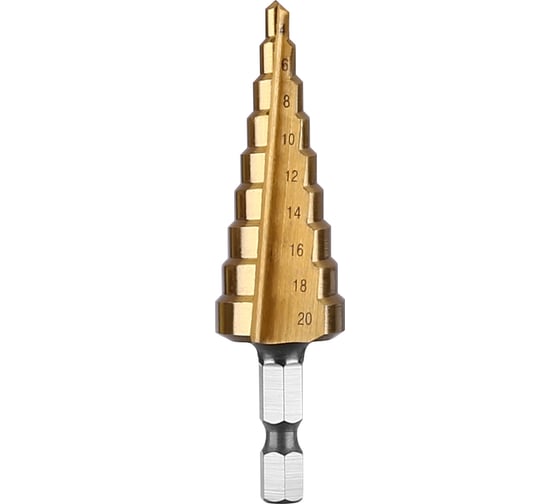 Изображение товара Сверло ступенчатое DH23 4-20 мм DEKO 065-0691