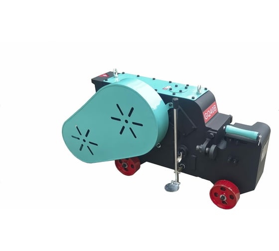 Изображение товара Станок для рубки арматуры GIKS диаметр арматуры А1-40 мм, А3-32 мм GQ40B