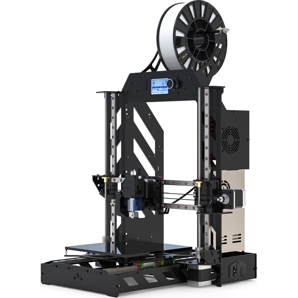 3d принтер 3DiY 3d принтер tevoup tornado объем сборки 300x300x400 мм со станиной для быстрого нагрева переменного тока