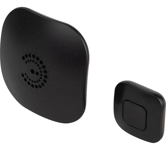 Изображение товара Беспроводной дверной звонок ЭРА BIONIC Black черный, 6 мелодий Б0054779