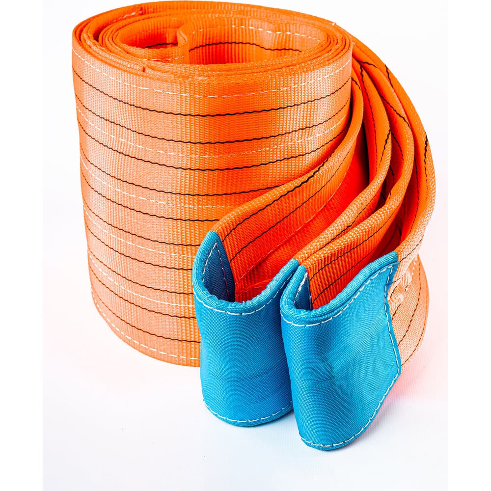 Изображение товара Буксировочный трос Tplus 90 т 6 м петля петля прочный ленточный