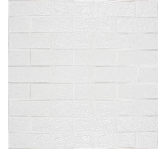 Изображение товара Самоклеящаяся панель Рыжий кот Кирпичики (70x77 см; белый) 104415