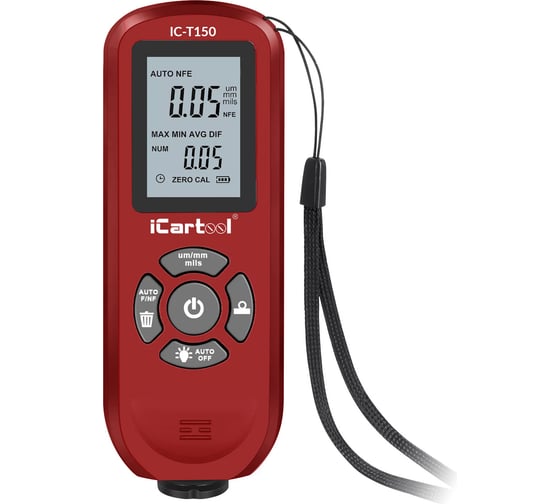 Изображение товара Толщиномер лакокрасочных покрытий iCarTool Fe/NFe IC-T150
