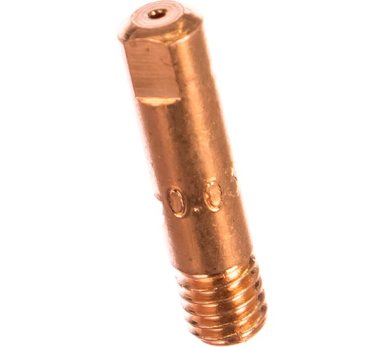 Изображение товара Наконечник сварочный прямой (10 шт; E-Cu; М6х25; 0.9 мм) для горелок MIG/MAG Сварог 00000087416