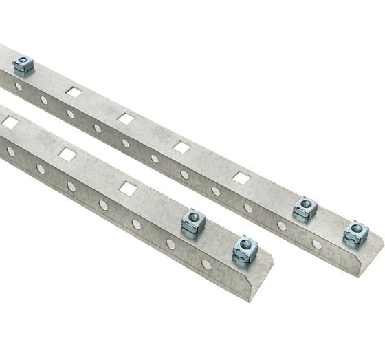 Изображение товара Комплект держателей пластронов EKF для ВРУ Unit высотой 2000 мм (2шт) PROxima mb-15-dp-20n