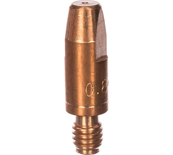 Изображение товара Наконечник токопроводящий (10 шт; Cu–Cr–Zr; М6х28; 0.8 мм) для горелок MIG/MAG Сварог 00000087425