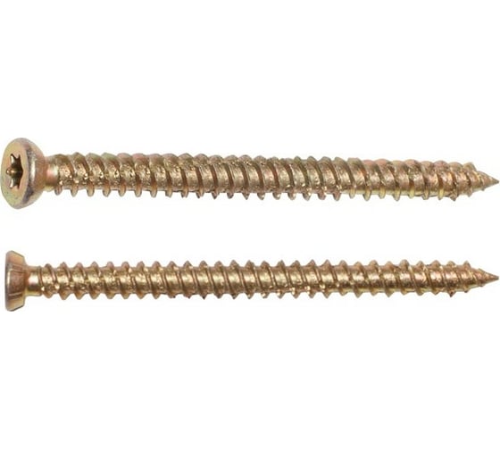 Изображение товара Шуруп по бетону STARFIX 7,5x112 мм, желтый цинк, T30, 1200 шт. SM-99155-1200