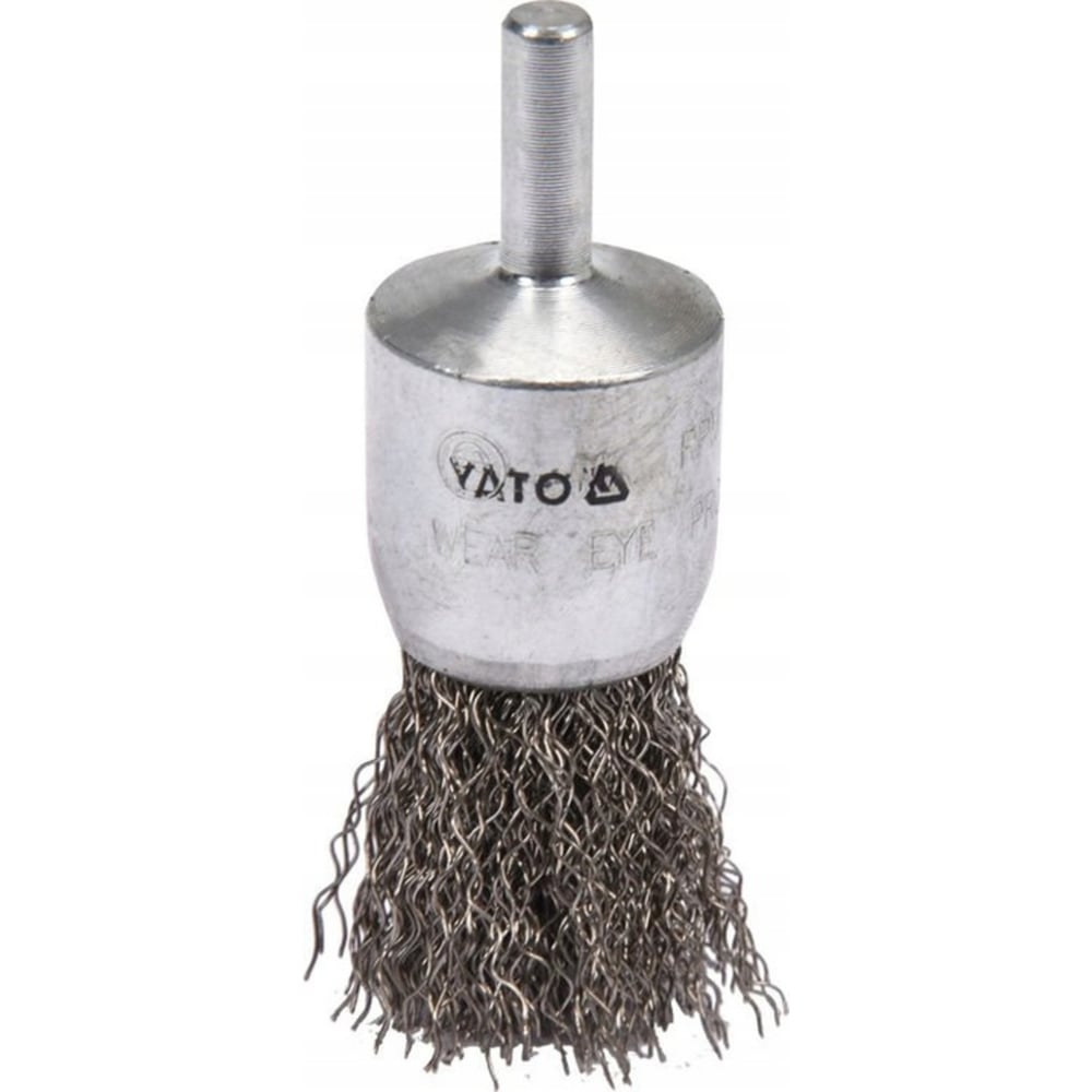 Изображение товара Щетка проволочная кистевая 25 мм, INOX YATO YT-47496