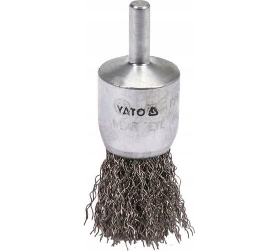 Изображение товара Щетка проволочная кистевая 25 мм, INOX YATO YT-47496