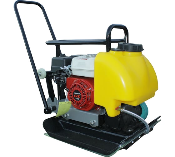 Изображение товара Виброплита TeaM С-100 с баком для воды, коврик, колеса ВП100БНКК