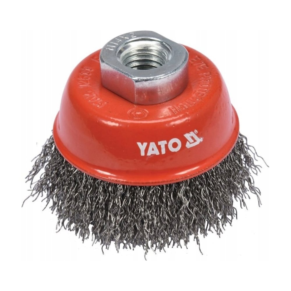 Изображение товара Щетка чашечная 65 мм М14 INOX для УШМ YATO YT-47658