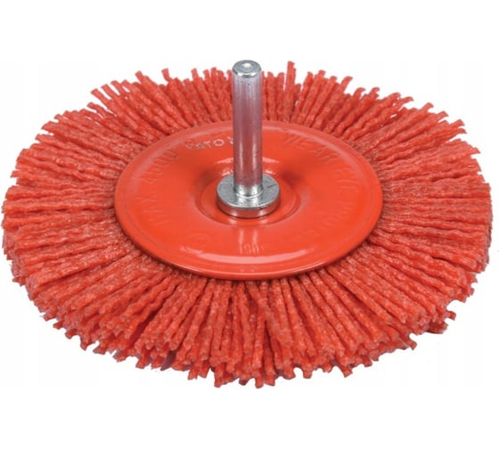Изображение товара Щетка дисковая 100 мм, нейлоновая проволока для дрели YATO YT-47792
