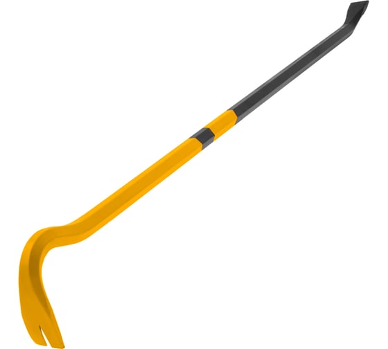 Изображение товара Лом-гвоздодер Denzel 900 мм, шестигранный 19 мм, окрашенный, сталь 65 25204