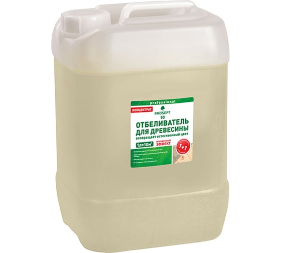Изображение товара Отбеливатель для древесины PROSEPT 50 концентрат 1:1, 10 л 001-10