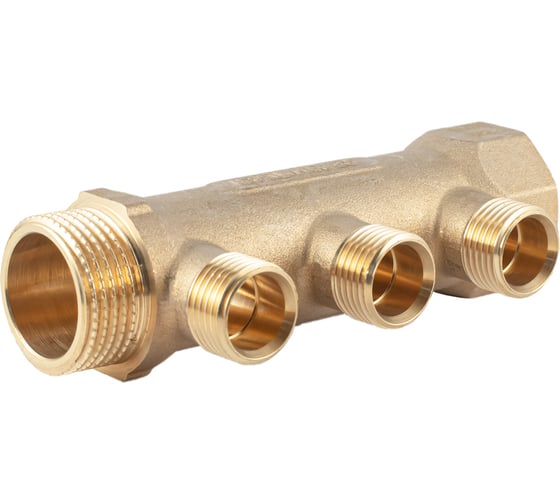 Изображение товара Коллектор латунный PROFACTOR в/н 1" х 3 вых 1/2" нар PF MF 263.3