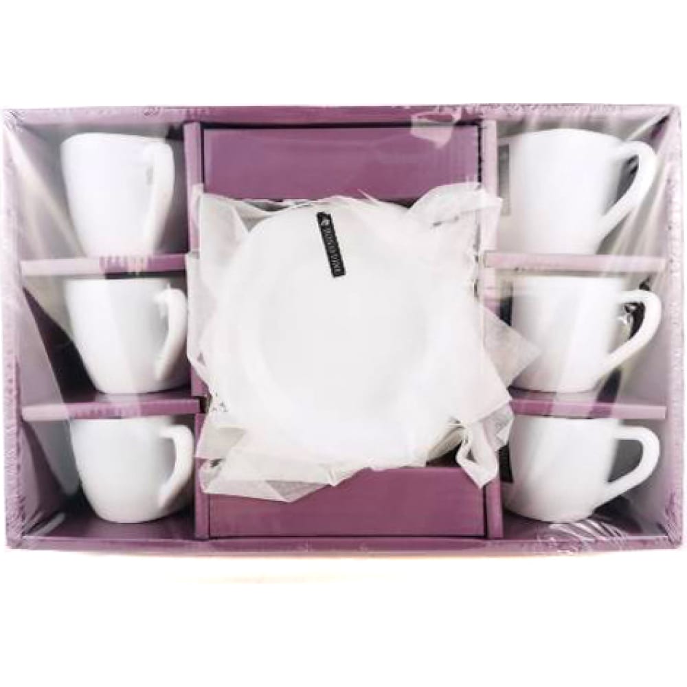 Чайный набор BONAFFINI набор чайный фарфор 4 предмета на 2 персоны 250 мл lefard graphite 474 244 подарочная упаковка