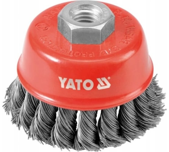 Изображение товара Щетка-крацовка чашка 60 мм, М14 YATO YT-4767