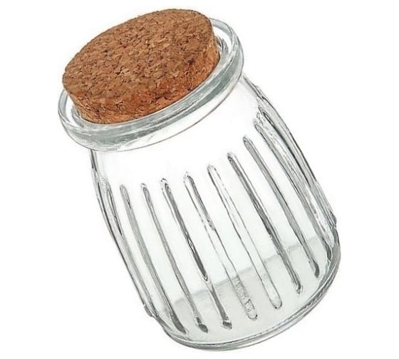 Изображение товара Банка для сыпучих продуктов EUROHOUSE 7x7.5 см, 170 мл, стекло 14568