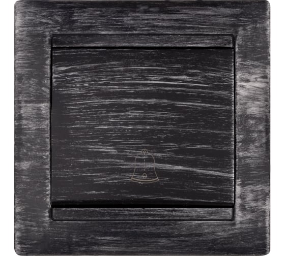 Изображение товара Кнопка звонковая TDM ELECTRIC 6А, старинное серебро, серия "Лама" SQ1815-0627