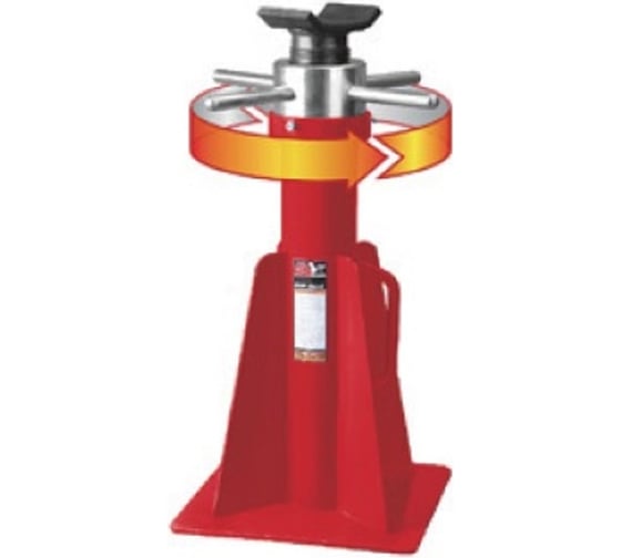 Изображение товара Опорная страховочная стойка Torin профессиональная, 20 т, 665-1170 мм, винтовая проставка TZ200012