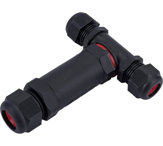 Изображение товара Кабельный коннектор EKF Т-образный (клеммник 3PIN) IP68 FreeTools plc-uac-cb3T