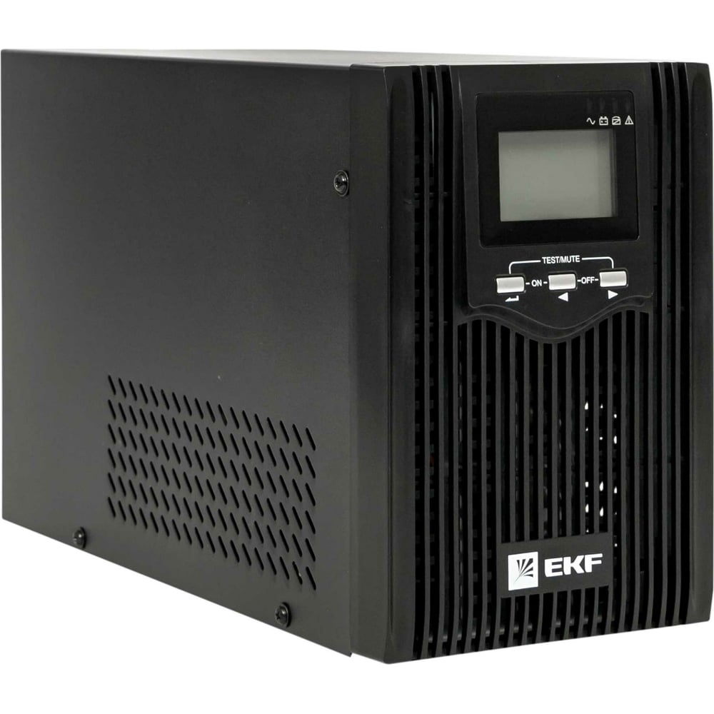 Изображение товара Линейно-интерактивный источник бесперебойного питания EKF E-Power PSW 600 2000 ВА/1600 Вт, напольный, без АКБ, с усиленным зарядным устройством PSW-620-T