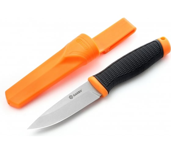 Изображение товара Нож Ganzo черный c оранжевым G806-OR