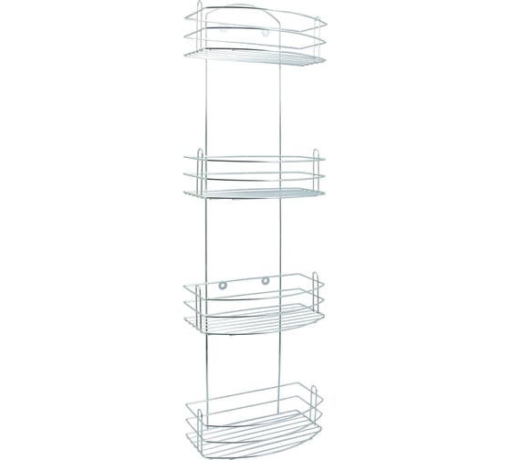 Изображение товара Полка для ванной Rosenberg 4-х ярусная навесная RUS-385297-4Zn