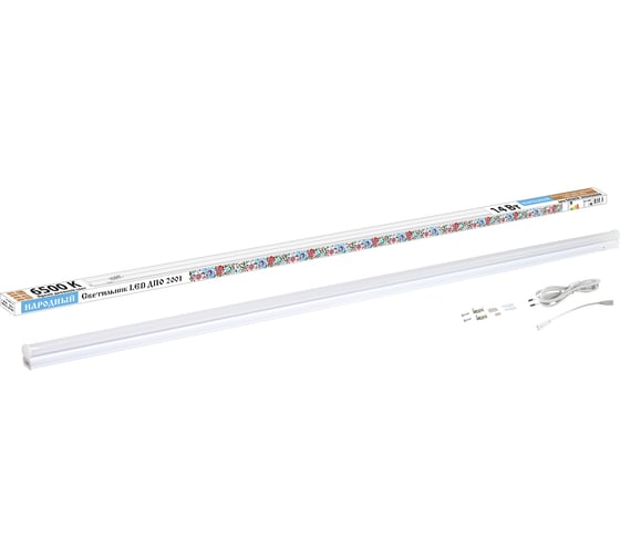 Изображение товара Светильник TDM ELECTRIC LED ДПО 2001 14 Вт, 6500К, IP40, Народный SQ0329-0854