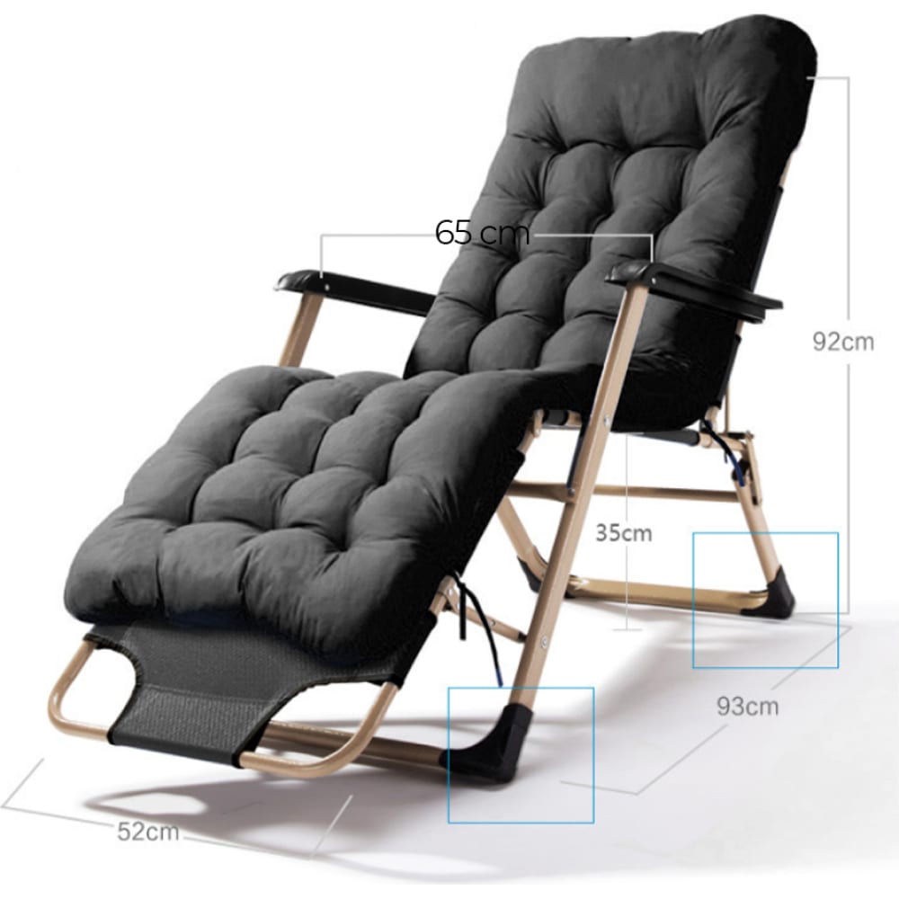 фото Складное кресло-шезлонг для дачи и сада urm
