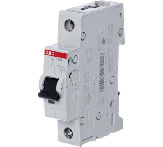 Изображение товара Автоматический 1-полюсной выключатель ABB S201C100 2CDS251001R0824