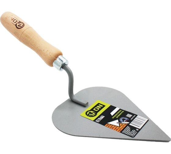 Изображение товара Кельма штукатура On сердце, порошковая покраска, деревянная ручка, 320x140 мм 02-14-014