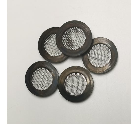 Изображение товара Резиновая прокладка Профитт 3/4" с нержавеющей сеткой 24х14х3,2 мм - 5 шт. 2226254