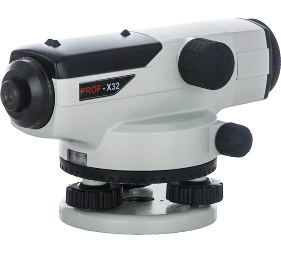 Изображение товара Профессиональный оптический нивелир ADA PROF X32 с поверкой (нивелир, кейс, мелкий инструмент, нитяной отвес, инструкция, свидетельство поверки) А00199