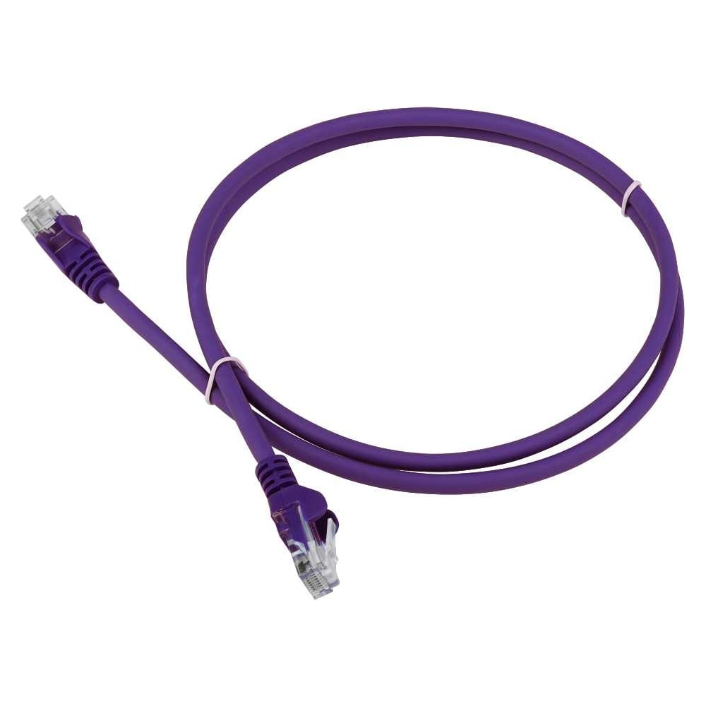 Патч-корд LANMASTER bion патч корд utp кат 5е 3м фиолетовый [бион][bnpp12 3m v]
