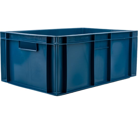 Изображение товара Ящик Тара.ру 600x400x250 мм, сплошной, цв. синий 19159
