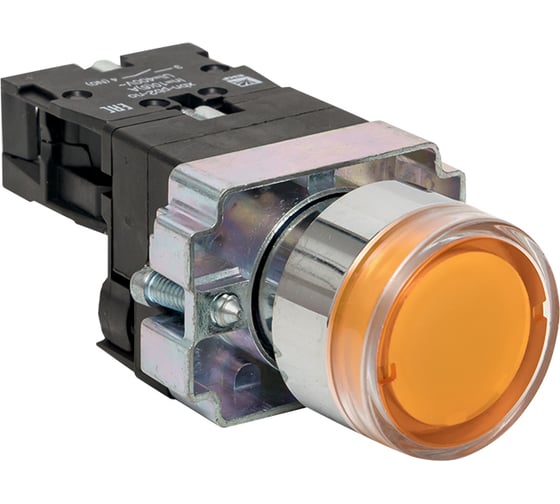 Изображение товара Кнопка EKF BA51 с подсветкой 24В желтая NO PROxima xb2-bw51-24