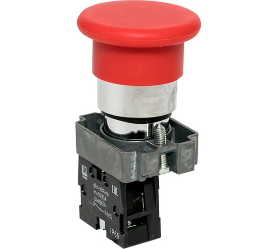 Изображение товара Кнопка EKF BC42 грибок красная NC IP65 PROxima xb2-bc42-65