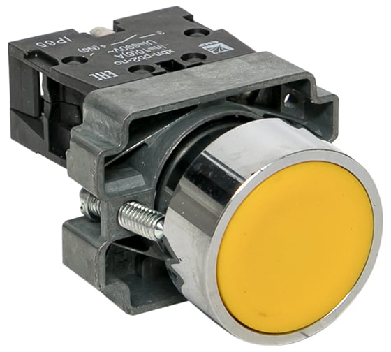 Изображение товара Кнопка EKF BA51 желтая NO IP65 PROxima xb2-ba51-65