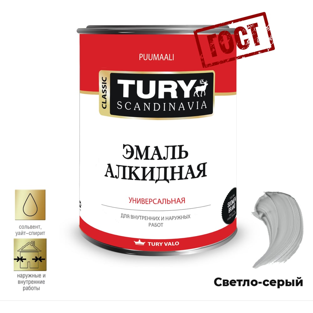 фото Алкидная эмаль tury