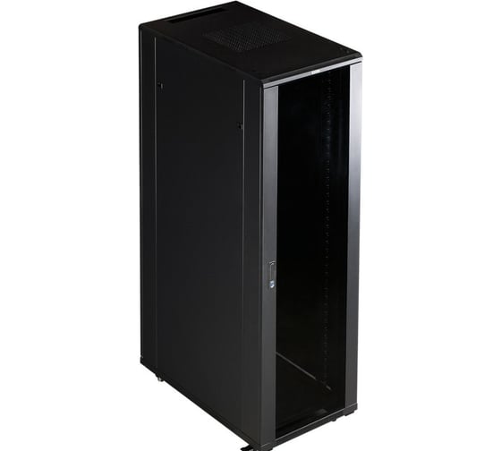 Изображение товара Шкаф TWT 19" Business, 18U 600x1000, черный, передняя дверь стекло, задняя дверь распашная металл, CBB-18U-6x10-G1 TWT-CBB-18U-6x10-G1