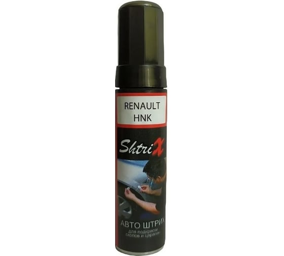 Изображение товара Профессиональный карандаш с кисточкой для удаления сколов и царапин Аэрохим Shtrix Renaul HNK