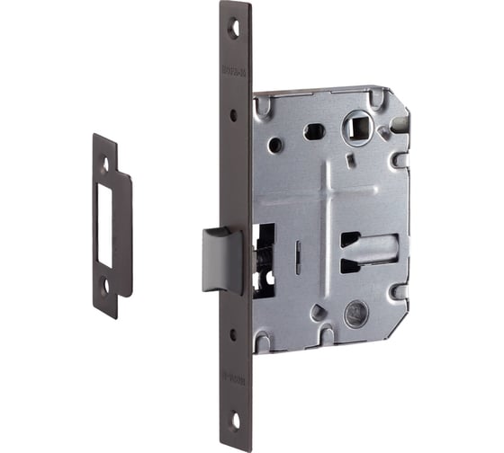 Изображение товара Врезная защелка с пластиковым язычком НОРА-М ППП 2070-70 графит 18896