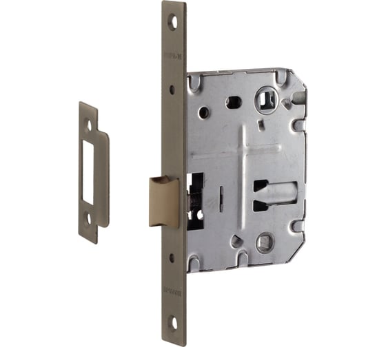 Изображение товара Врезная защелка с пластиковым язычком НОРА-М ППП 2070-70 старая бронза 18893