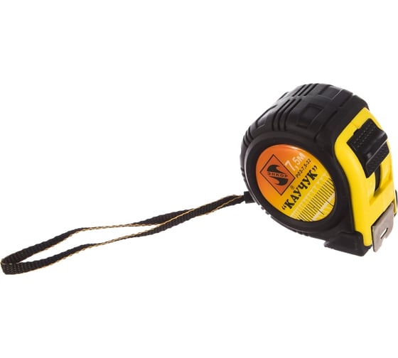 Изображение товара Рулетка с фиксатором Энкор "Каучук", 7.5м 14208