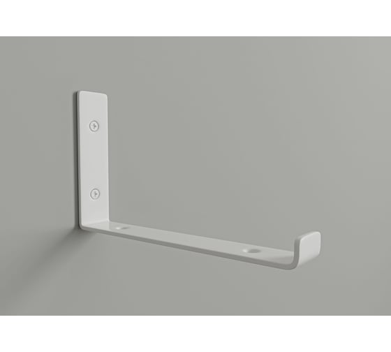 Изображение товара Кронштейны для полки ЭЛИМЕТ 270 мм, цвет белый, комплект 2 шт. БП-00002355