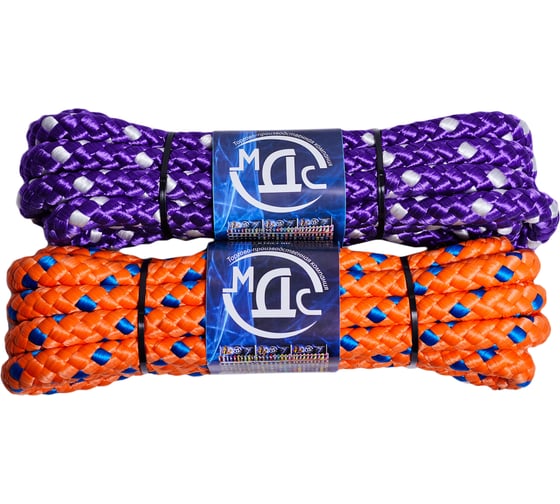 Изображение товара Плетеный полипропиленовый канат ТОРГОВО-ПРОИЗВОДСТВЕННАЯ КОМПАНИЯ МДС 18 м, 8 прядей, 5 м 7930050321301
