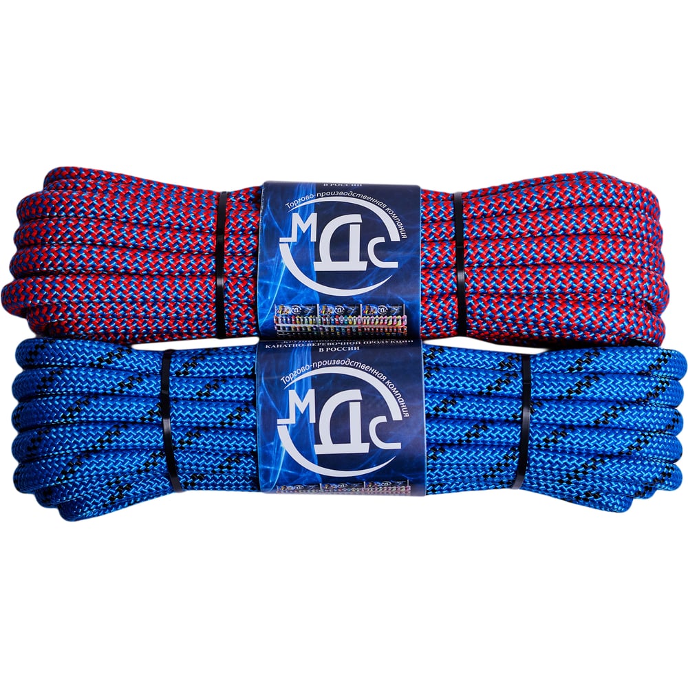 Изображение товара Плетеный полипропиленовый канат МДС 12 мм, 36 прядей, 10 м