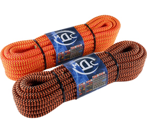 Изображение товара Плетеный полипропиленовый канат ТОРГОВО-ПРОИЗВОДСТВЕННАЯ КОМПАНИЯ МДС 12 мм, 36 прядей, 10 м 7930050321271