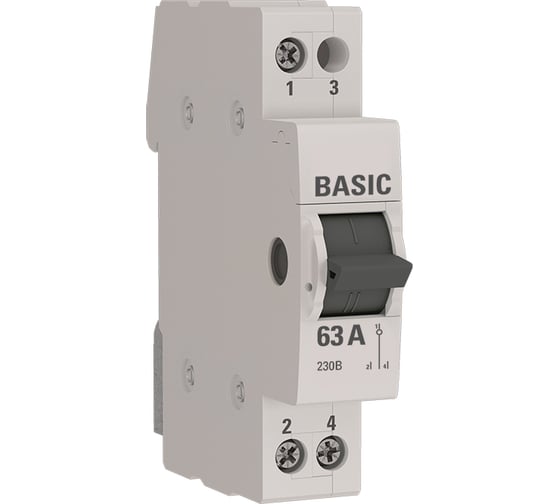 Изображение товара Трехпозиционный переключатель EKF 1P 63А Basic tps-1-63